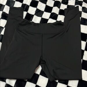 SHEIN Black Leggings Stretchy Athletic Bottoms